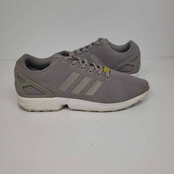 Adidas Mens ZX Flux Running Shoes Gray M19838 Mesh Low Top Lace Up Sneaker 10.5M - Picture 9 of 12
